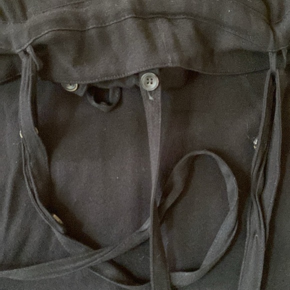 Ulla Johnson Freja High Rise Suspender Pants Noir Black Size 4 Overalls Harem - Picture 13 of 16